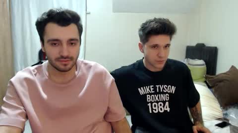 Snapshot of 2handsomeman chatting on 10.31.25 Berk online show from 10.31.25