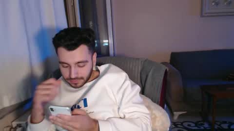 Snapshot of 2handsomeman chatting on 11.04.25 Berk online show from 11.04.25