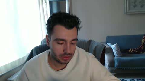 Snapshot of 2handsomeman chatting on 11.08.25 Berk online show from 11.08.25