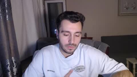 Snapshot of 2handsomeman chatting on 11.10.25 Berk online show from 11.10.25