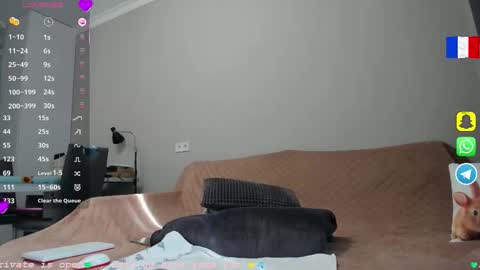 Snapshot of _coquine_ chatting on 11.03.25 Sophie online show from 11.03.25