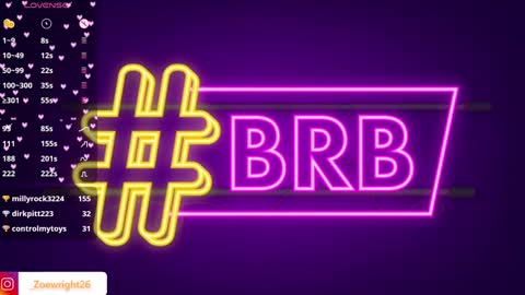 Zoe online show from 12.05.24