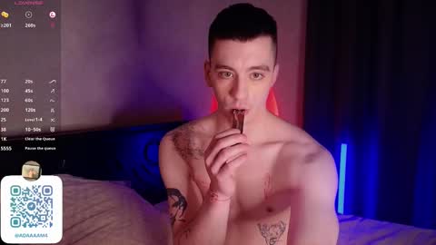 Snapshot of adampolerno chatting on 02.13.25 Hi Im Adam Glad to see u here 3 And its my first day online show from 02.13.25