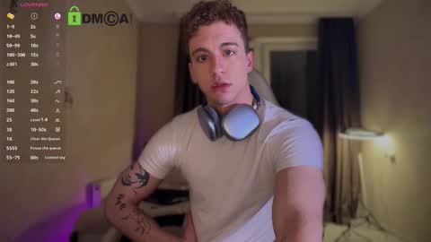 Snapshot of adampolerno chatting on 10.11.25 Hi Im Adam Glad to see u here 3 And its my first day online show from 10.11.25