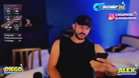 Snapshot of alexanderjaz chatting on 02.22.26 Alexander Jaz online show from 02.22.26