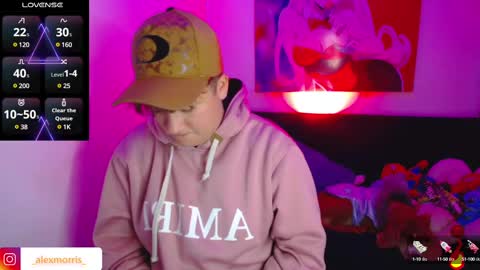 Snapshot of alexxxmorris chatting on 01.10.25 ALEXXX MORRIS online show from 01.10.25