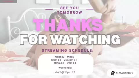 Snapshot of almababbyy chatting on 11.05.25 Almababbyy online show from 11.05.25