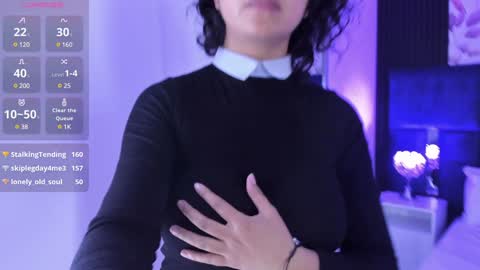 Snapshot of amarettho chatting on 01.30.25 Emily online show from 01.30.25