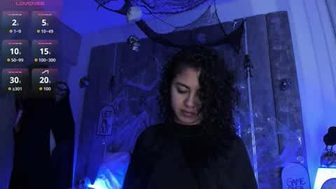 Snapshot of amarettho chatting on 10.31.25 Emily online show from 10.31.25