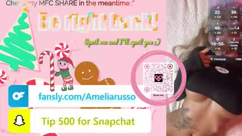 Snapshot of ameliarussso chatting on 11.12.25 ameliarussso online show from 11.12.25