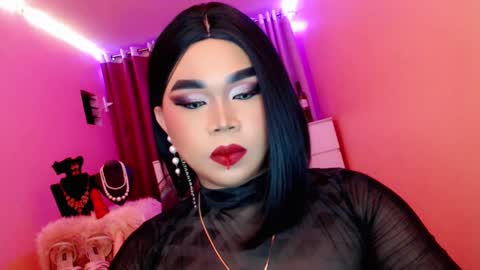 Snapshot of amiadoll chatting on 02.22.25 Queen Mireska online show from 02.22.25