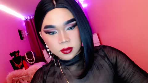 Snapshot of amiadoll chatting on 02.24.25 Queen Mireska online show from 02.24.25