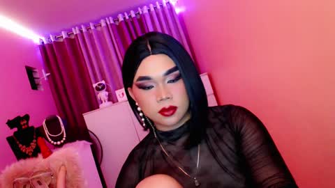 Snapshot of amiadoll chatting on 02.25.25 Queen Mireska online show from 02.25.25