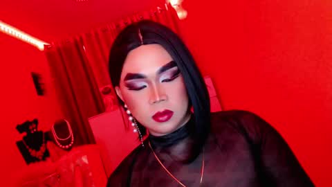 Snapshot of amiadoll chatting on 03.03.25 Queen Mireska online show from 03.03.25