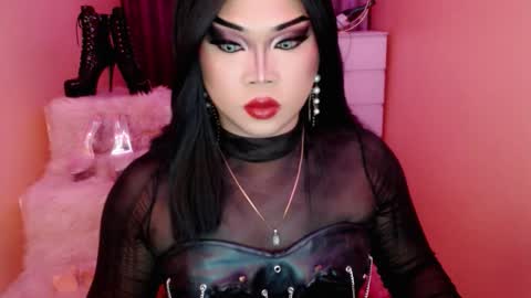 Snapshot of amiadoll chatting on 10.19.25 Queen Mireska online show from 10.19.25