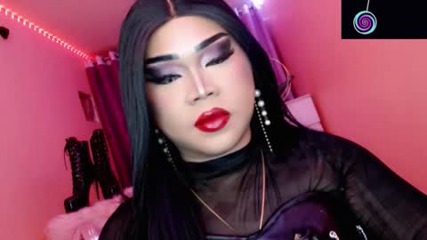 Snapshot of amiadoll chatting on 10.24.25 Queen Mireska online show from 10.24.25