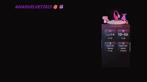 Snapshot of anaisvelvet2025 chatting on 10.05.25 anaisvelvet2025 online show from 10.05.25