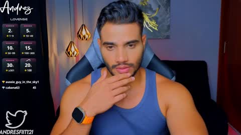 Snapshot of andresfiit chatting on 01.21.25 Andres online show from 01.21.25