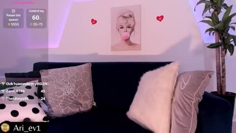 Snapshot of ari_es chatting on 01.17.25 Ari online show from 01.17.25