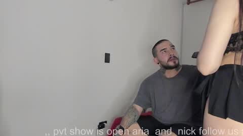 Snapshot of aria_and_nick chatting on 01.10.26 ARIA AND. NICK online show from 01.10.26