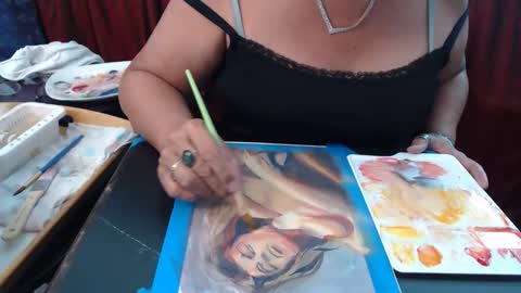 Snapshot of artsy_bubble chatting on 05.21.26 Barb Ross online show from 05.21.26