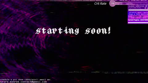 Snapshot of auragotchi chatting on 02.07.25 Aurora Aura online show from 02.07.25