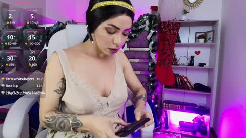 Snapshot of aurora_thomas chatting on 12.28.24 Aurora online show from 12.28.24