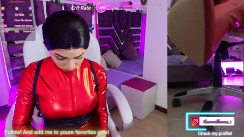 Snapshot of aurora_thomas chatting on 01.14.25 Aurora online show from 01.14.25