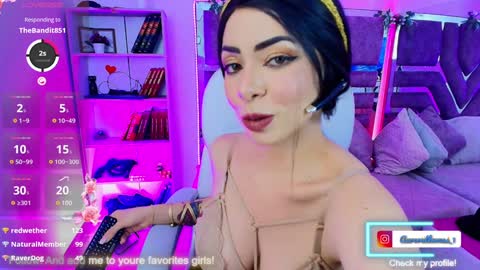 Snapshot of aurora_thomas chatting on 01.23.25 Aurora online show from 01.23.25