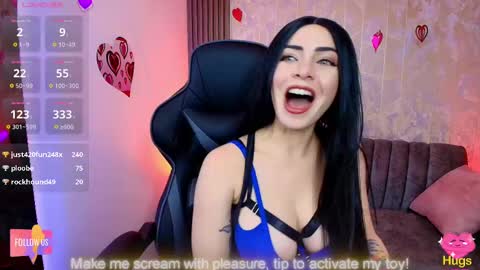 Snapshot of aurora_thomas chatting on 02.16.25 Aurora online show from 02.16.25