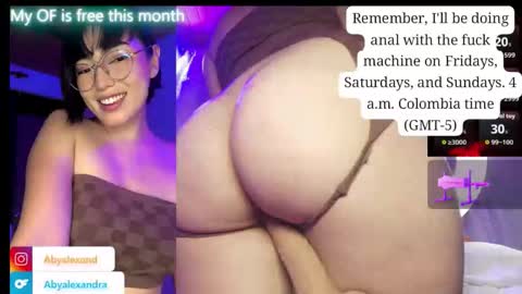 Alexandra followme on instragram abyalexand online show from 10.15.25