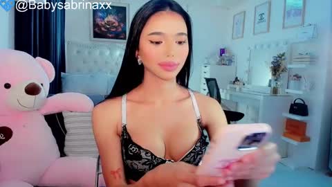 Snapshot of babysabrinaxx chatting on 02.23.25 babysabrinaxx online show from 02.23.25
