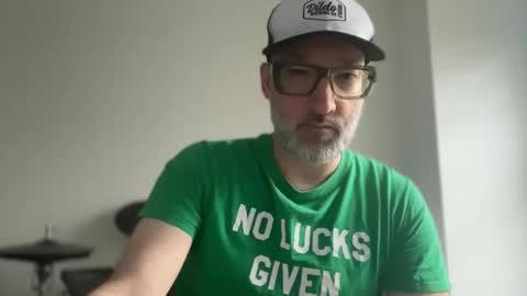 Snapshot of badboymusician chatting on 03.30.26 RockHardDrummer online show from 03.30.26