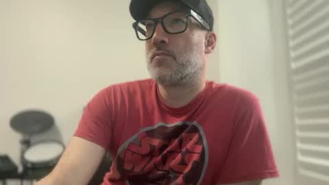 Snapshot of badboymusician chatting on 04.18.26 RockHardDrummer online show from 04.18.26