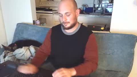 Snapshot of baldafterdark chatting on 10.21.25 Anthony online show from 10.21.25