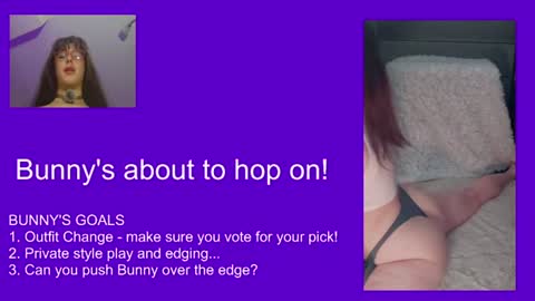 BendyBunnyx online show from 07.13.26