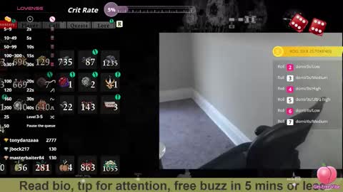 Bex Black online show from 03.03.26