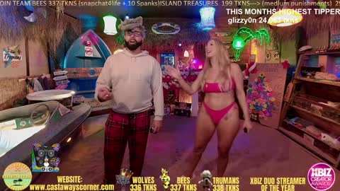 Snapshot of bigbananamilfshake chatting on 12.21.24 Mya and Angelo online show from 12.21.24