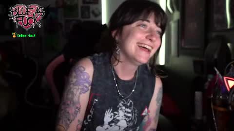 Snapshot of blueasfuck chatting on 06.25.26 Blue online show from 06.25.26