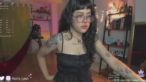 Snapshot of blushing_nymph chatting on 02.03.25   Im Nym  Justa nymph on twitter and IG online show from 02.03.25