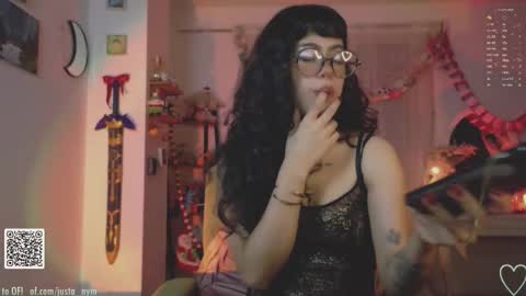 Snapshot of blushing_nymph chatting on 12.05.25 Im Nym Justa nymph on twitter and IG online show from 12.05.25