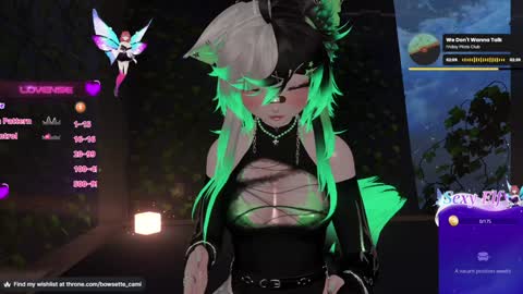 Snapshot of bowsette_ chatting on 01.28.25 Camila online show from 01.28.25