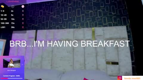 Snapshot of brenda_nova18 chatting on 02.24.25 Brenda online show from 02.24.25