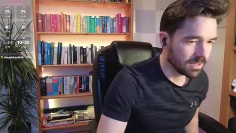 Snapshot of britishpoet chatting on 10.31.25 Callum online show from 10.31.25