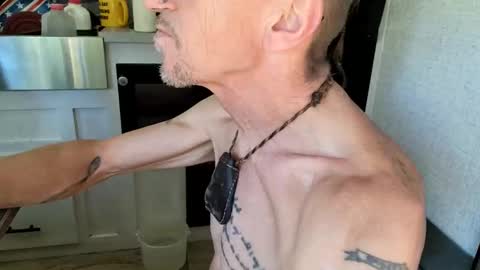 Snapshot of brushsquach chatting on 10.06.25 Steve... aka SkinnieDippin aka TimberTramp online show from 10.06.25