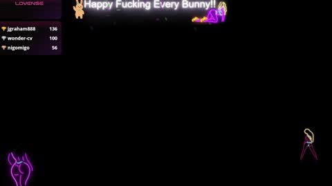 Snapshot of bunnycheekz chatting on 01.08.25 Tokki bunny online show from 01.08.25