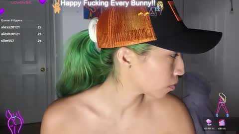 Snapshot of bunnycheekz chatting on 01.28.25 Tokki bunny online show from 01.28.25