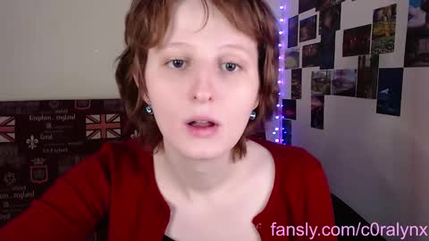 Snapshot of c0ralynx chatting on 02.21.25 C0ralynx online show from 02.21.25