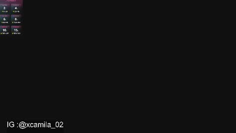 Snapshot of cammile_cole chatting on 07.25.26 Laura Camila online show from 07.25.26