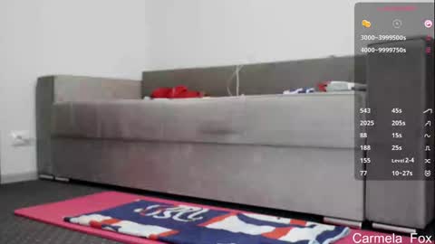 Snapshot of carmela_fox chatting on 10.17.25 Carmela online show from 10.17.25